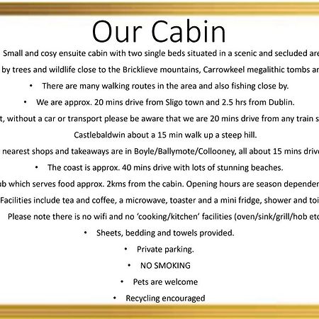 Carrowkeel Cabin Sligo Exterior foto